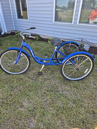 Schwinn Meridian Single Speed Adult Tricycle 26" Electic Blue Uni Adult Trike