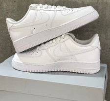 Nike Air Force 1 "Triple White" Low Top Classic Sneakers-White