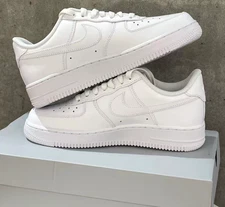 Nike Air Force 1 "Triple White" Low Top Classic Sneakers-White