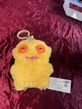 Zuru Fuggler Yellow Mini Stuffed Animal Keyring Plush Toy 2024