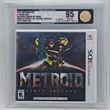 Nintendo 3DS Metroid Samus Returns Game 2017 US VGA 95 Mint Gold Sealed