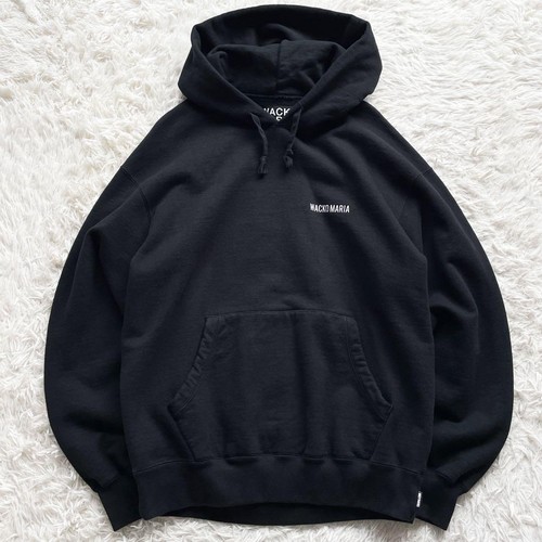 WACKOMARIA 2025SS HEAVY WEIGHT PULLOVER HOODED SWEAT SHIRT BLACK Men's XL - Picture 12 of 24