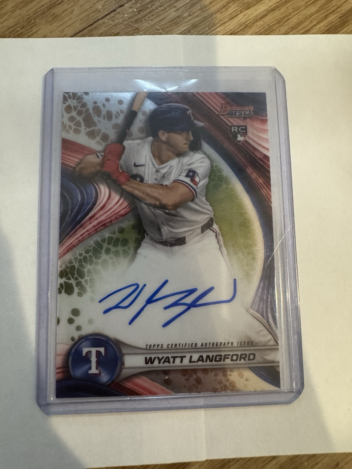2024 Bowman's Best - Best of 2024 Autographs Wyatt Langford #B24