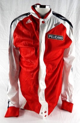 2013-14 New Orleans Pelicans Darius Miller #2 Game-Used Rote Warm-Up-Jacke ASG P