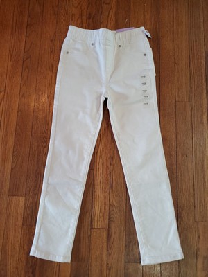 NWT Maurices Evsie Tween Girls High Rise Jegging Jeans White Size 11/12 Short
