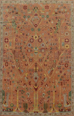 Rust Wool Hand-knotted Ziegler Large Living Room Area Rug Oriental Carpet 9x12
