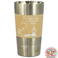 Moomin Stainless Double-Wall Tumbler Beige fm Japan w/Tracking