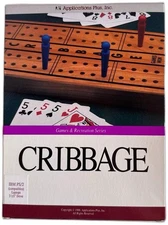 Vintage 1988 Cribbage Applications Plus IBM PS2 3 5 Inch Floppy Disk Complete