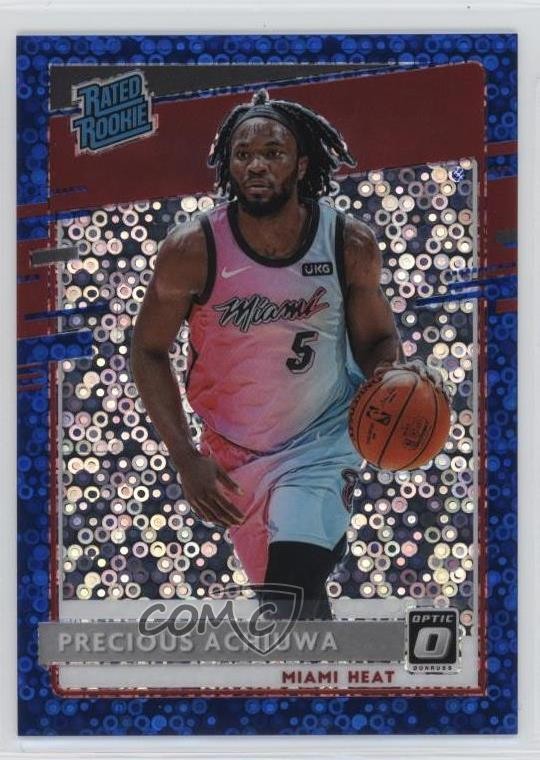 2020 Donruss Optic Rated Rookie Fast Break Blue Prizm 47/50 Precious Achiuwa 4o1