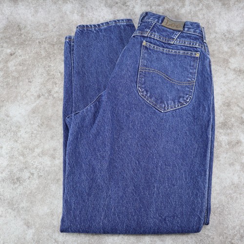 Vintage Lee Jeans Women’s 28x30 high rise mom tapered 90s USA made 13 Med - Image 1