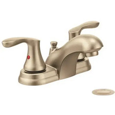 MOEN/CFG 40225BN 2-Handle Centerset Lav Faucet - Brushed Nickel - New Open Box