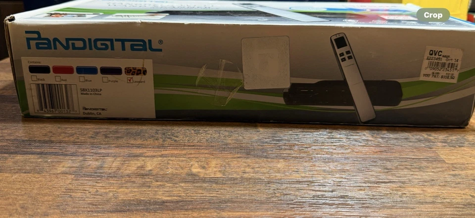 Pandigital Handheld Wi-Fi Wand Scanner S8X1103 w/ Feeder Dock Black - Image 3 of 4