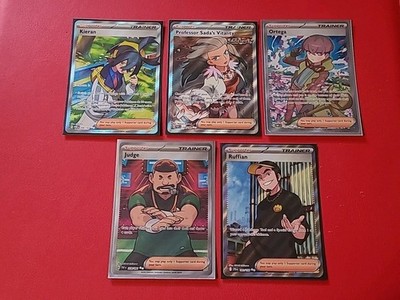 Pokemon S&V Era Full Art Trainer Lot Of 5 (#2)