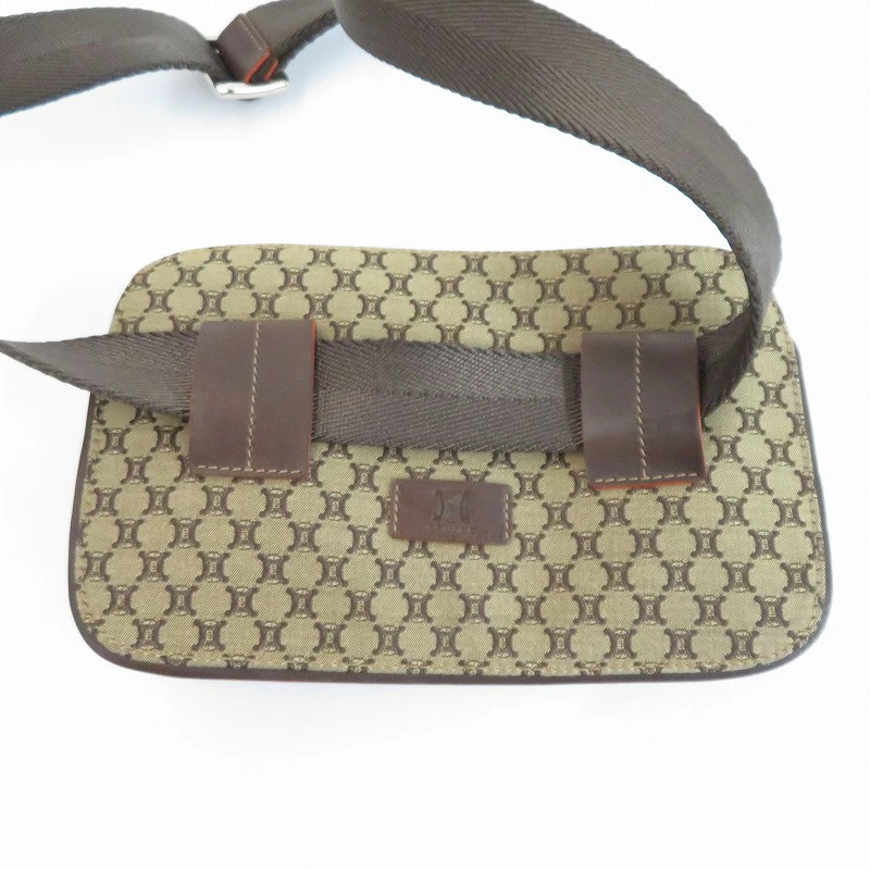 Celine Macadam Pattern Beige Canvas Shoulder Bag … - image 4