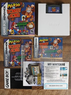 Mario vs. Donkey Kong (Nintendo Game Boy Advance, 2004) 100% CIB - Near Mint!