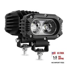 LED Pods Light 4 Inch LED Light Bar 2PCS 80W Spot Light Single Row 8000LM Off