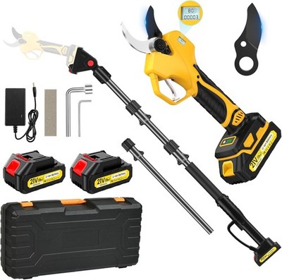 Cordless Pruning Shears 8ft Pole Max Cut 2 Inch
