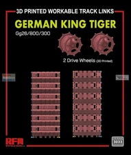 RFMRM3033 1:35 Rye Field Model King Tiger GG26/800/300 3D Printed Workable