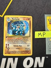 Pokemon Card Machamp Base Set 1st Edition Holo Rare 8/102 333 💎MP💎