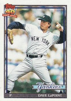 1991 Topps #484 Dave LaPoint