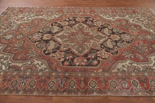 Vintage Handmade Room Size Area Rug 7x10 Traditional Medallion Home Decor Carpet - Picture 16 of 22