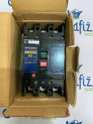 MITSUBISHI NF100-SS NO-FUSE CIRCUIT BREAKER 40A 3 POLE FREE FAST SHIPPING