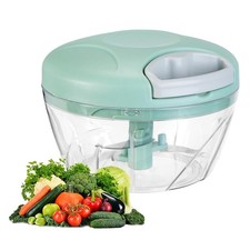 Multi-Functional Manual Food Processor Vegetable Chopper with Pull Hand String