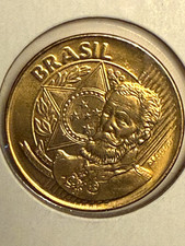 Brazil - 2013 25 Centavos Coin - Brasil - Nice Eye Appeal! Free Shipping!