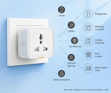 Smart Plug Alexa Plug Smart Socket with WiFi & Bluetooth Power Monitor Wireless