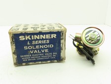 Skinner LA26GB4041 Brass Solenoid Valve 2-Way NC 12VDC 40 PSI 1/2" NPT