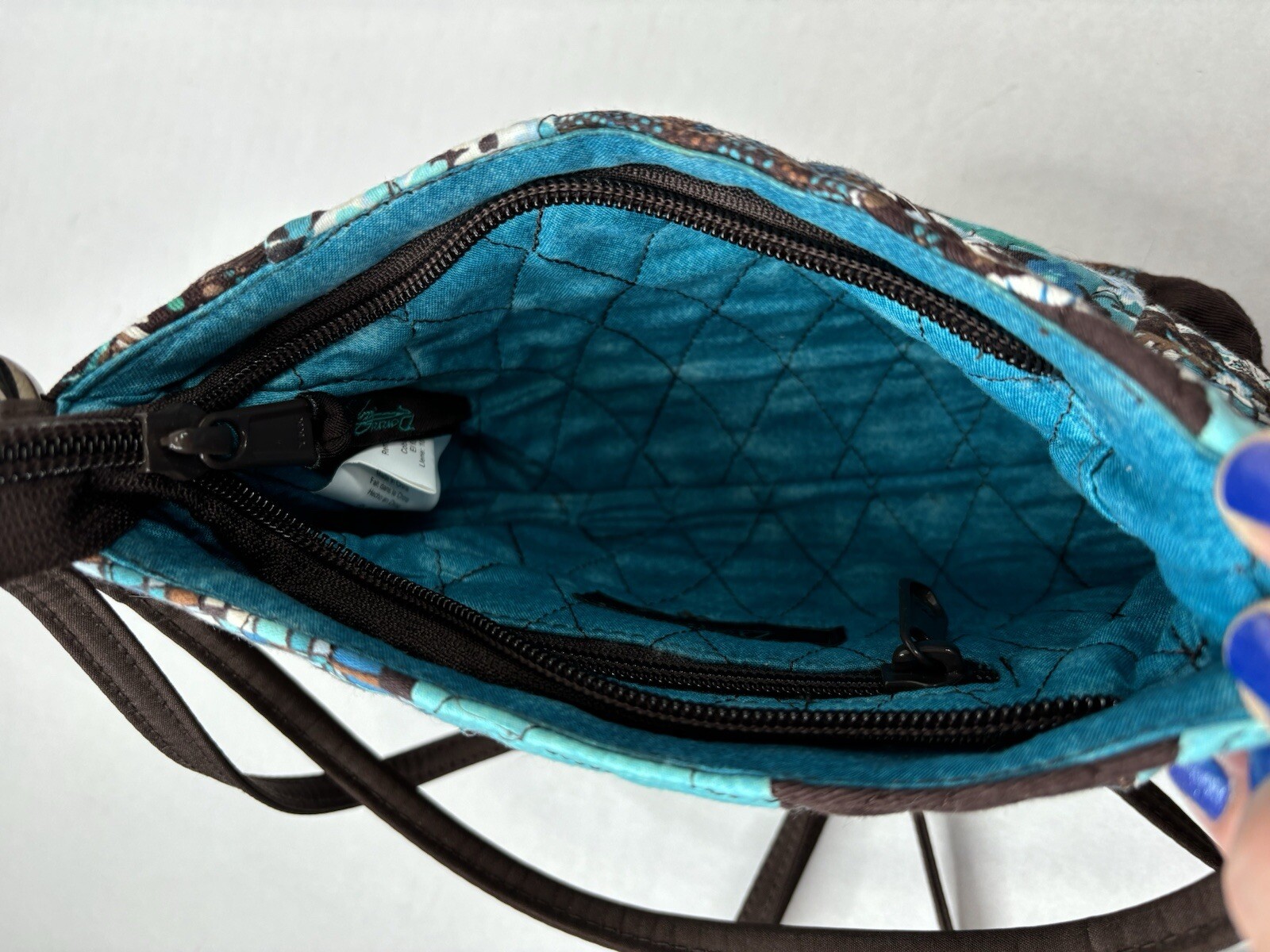 Donna Sharp Patchwork Crossbody Purse Multicolor … - image 6