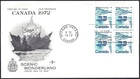 🍁Canada   #597  Block    "POLAR BEARS"    Brand New 1972  Rosecraft Cover