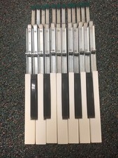 Full Octave of Vintage Organ Keys MAKE OFFER 