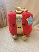 New FAO Schwarz Glow Brights gift Present With Bow Musical Plush