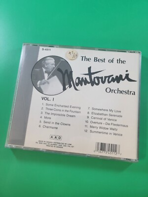 The Best of the Mantovani Orchestra Vol. 1 CD | eBay