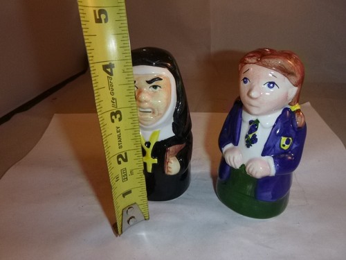 School Girl And Nun Salt and Pepper Shakers With Stoppers - Picture 5 of 5