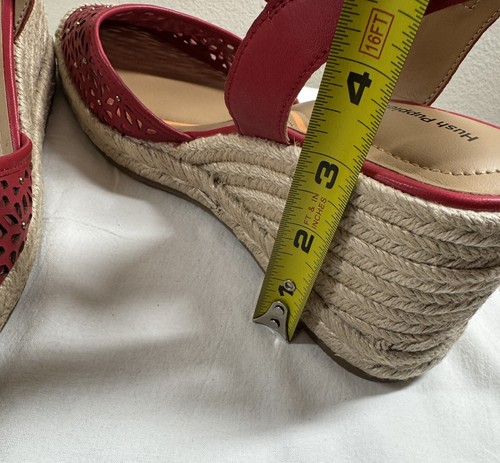 Hush Puppies 10M Rottie KEILSANDALE/ESPADRILLE WASSERMELONE/ROT (NEU) - Bild 16 von 19