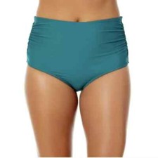 Anne Cole Side Shirred High-Waist Bikini Bottoms NWT XXL