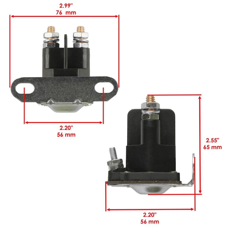 Solenoide de arranque y relé para Polaris Scrambler 500 4X4 2001 2002 2003 2004 Foto 3 de 4