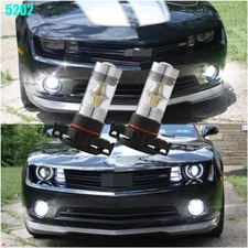 2x 6000K NEW White 5202 LED Bulbs Fog Lights For Camaro 2010- 2013