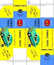 CORGI AUSTIN A40  REPRODUCTION BOX REPRO 