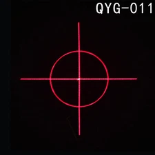 5pcs Laser Light Cross Target DOE Diffractive Optical Elements Grating Lens PMMA