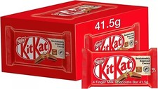Box of 48 Kit Kat 4 Finger Milk Chocolate Bar 41.5g Tracked Delivery