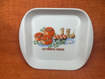 Porcelaine Du Reussy Casserole Porcelain Baking Dish Tomato French Cuisine Cook