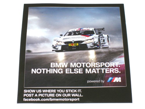 original BMW 4er/M4 DTM *Motorsport* Aufkleber/Sticker/label (10cm x 11cm) *TOP*