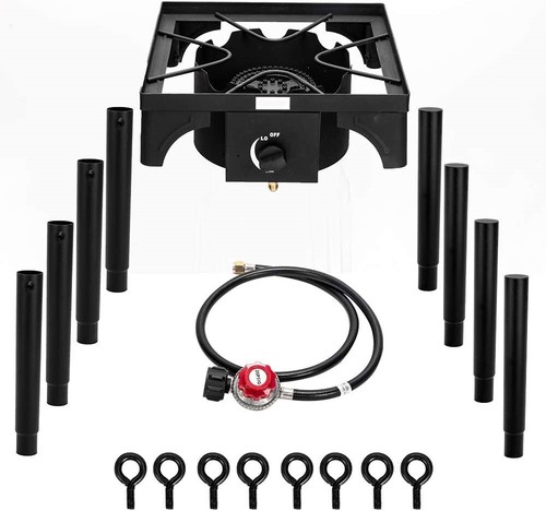 estufa de gas1 hornilla quemadores gas propano portátil cocina acampar Nuevo - Imagen 9 de 9