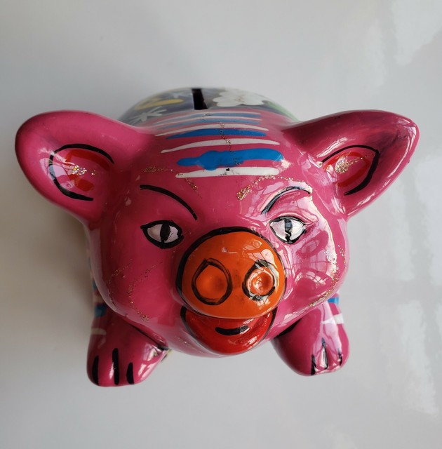 Mexican Pottery Terracotta Coin Piggy Bank Ceramic Folk Art Mexico eBay