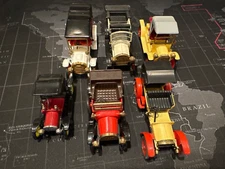 Lot of 6 Vintage Ziss Modell 1/43 Scale Diecast cars Made in W. Germany