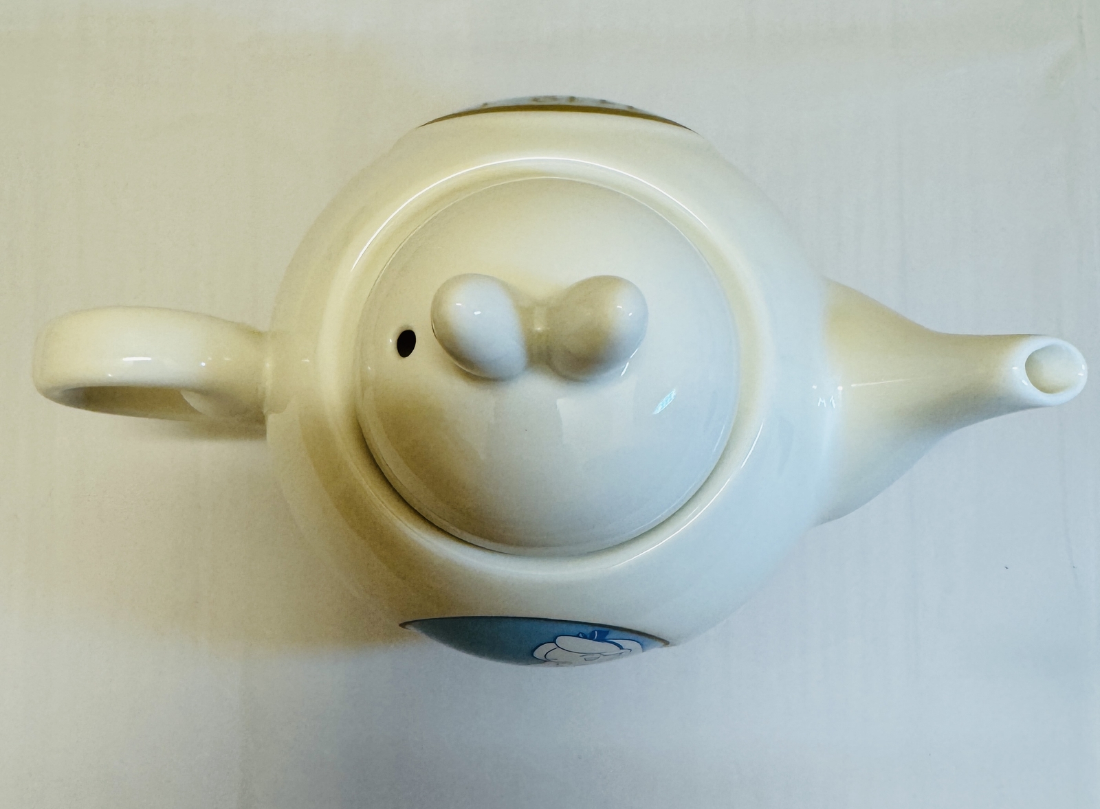 Disney White Rabbit Tea Pot Alice in Wonderland Ceramic Japan Rare | eBay