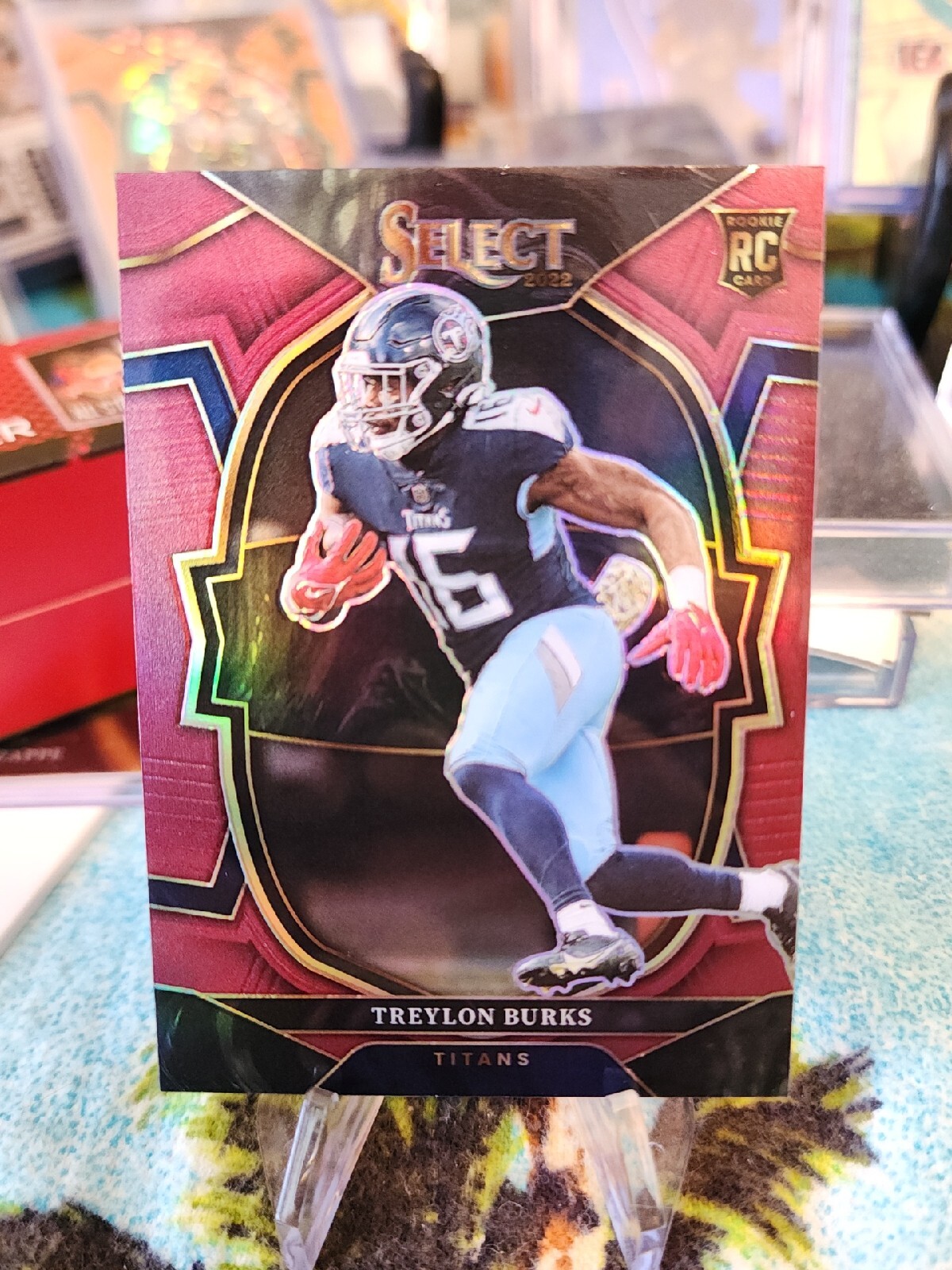 2022 Select Treylon Burks Red Maroon Concourse Rookie /149 RC